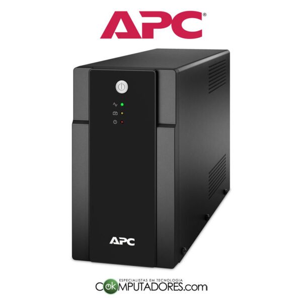 Nobreak APC Back-UPS 1500VA Bi/115v BX1500BI-BR, Potência  de 1500VA, Topologia Line Interactive, Forma de onda Senoidal aproximada, Frequência da rede 57/63Hz, Potência Máxima Configurável (Watts) 900 W, Conexão de saída 7 tomadas NBR 14136, Garantia de 24 meses da APC do Brasil