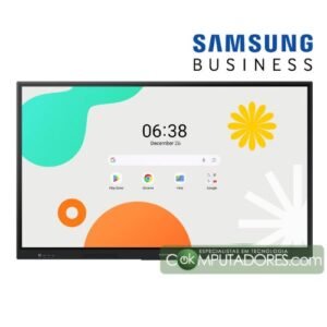 Lousa Digital Monitor Profissional Interativo Samsung WA86F Touch Ultra HD 4K de 86" Andoid 14 (LH86WAFWLGCXZD) Tela LED IPS Ultra HD 3.840 x 2.160 pixels, 400 nits, Antireflexo 25%, Google Educacional, Multitarefas, Multitoques, HDMI / USB / RS232, Rede RJ45 / Wi-Fi / Bluetooth, Espelhamento iOS / Mac / Windows / Android, Canetas duplas, Bivolt, Bordas em Alumínio Preto, VESA, Garantia de 36 Meses da Samsung do Brasil