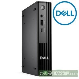 Computador Desktop Corporativo Dell Pro Micro DTDPM01 (210‑BQTT‑001P) Intel Core i3‑14100T até 4,4GHz, 8GB DDR5 4800, SSD 512GB PCIe NVMe (Classe 25), Gráficos Intel UHD 730, Rede Gigabit / Wi‑Fi 6E AX211 / Bluetooth 5.3, USB‑A / USB‑C / Combo fone‑microfone, HDMI 2.1 / DisplayPort 1.4, Windows 11 Pro, Formato Micro, Preto, Teclado e Mouse, Garantia 15 meses on‑site da Dell do Brasil